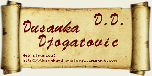 Dušanka Đogatović vizit kartica